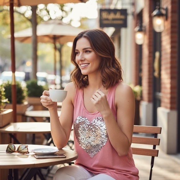 PINK Victoria's Secret Tops - Pink Sleeveless Summer Top Lightweight Casual